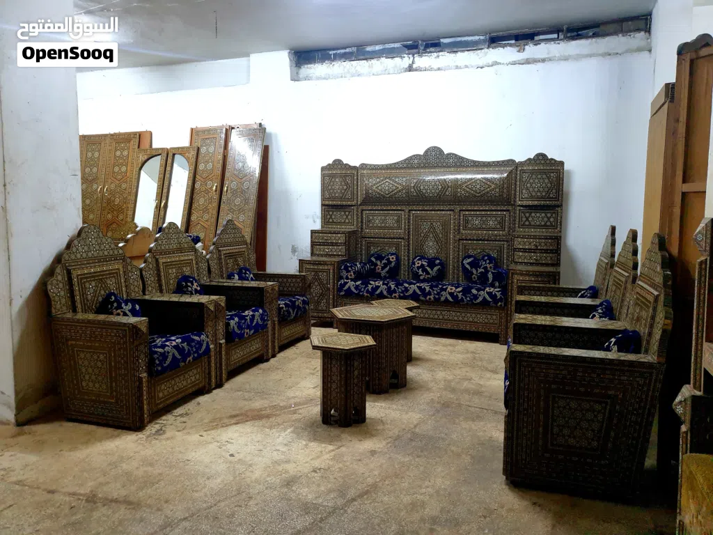 طقم موزاييك ملكي مطعّم بالصدف الطبيعي للبيع
