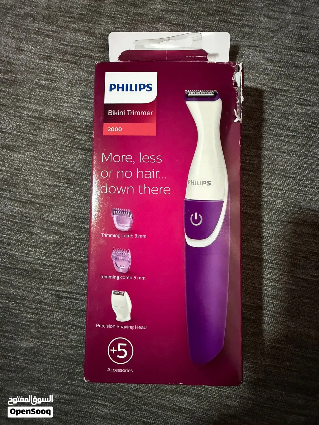 ماكينة حلاقة نسائية من philips الاصلية استعمال مرتين