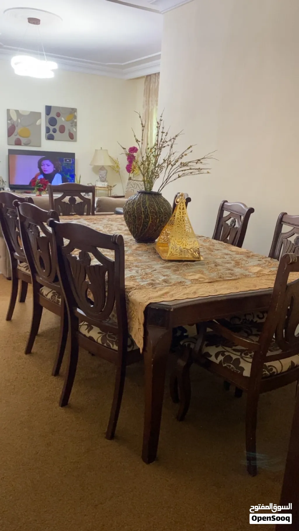 طاولة سفره من خشب الورد