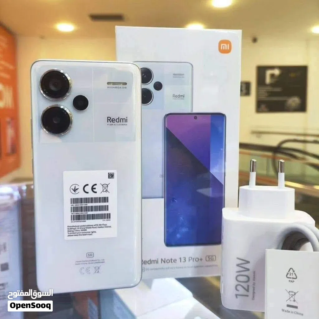 جهاز مستعمل بحال الجديد Not 13 pro plas 5G رام 12 جيجا 512 اغراضة والكرتونة الاصلية متوفر توصيل