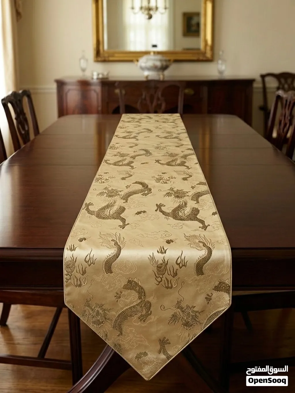 Chemin de table en soie