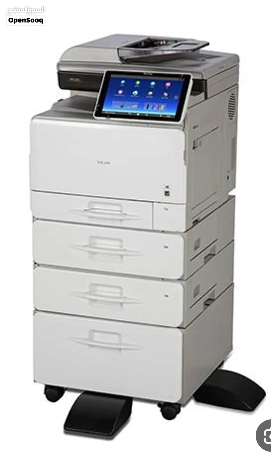 طابعه وايرلس ومكنه تصوير الوان متعدده المهام ماركه ريكو موديل MP C407MFP