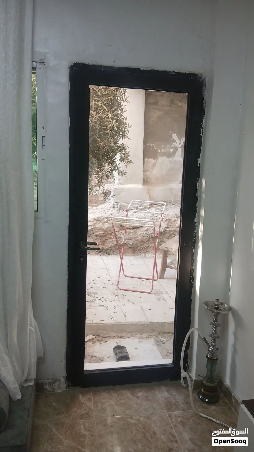 باب قزاز ثقيل كثير واللمنيوم قياس 90×216