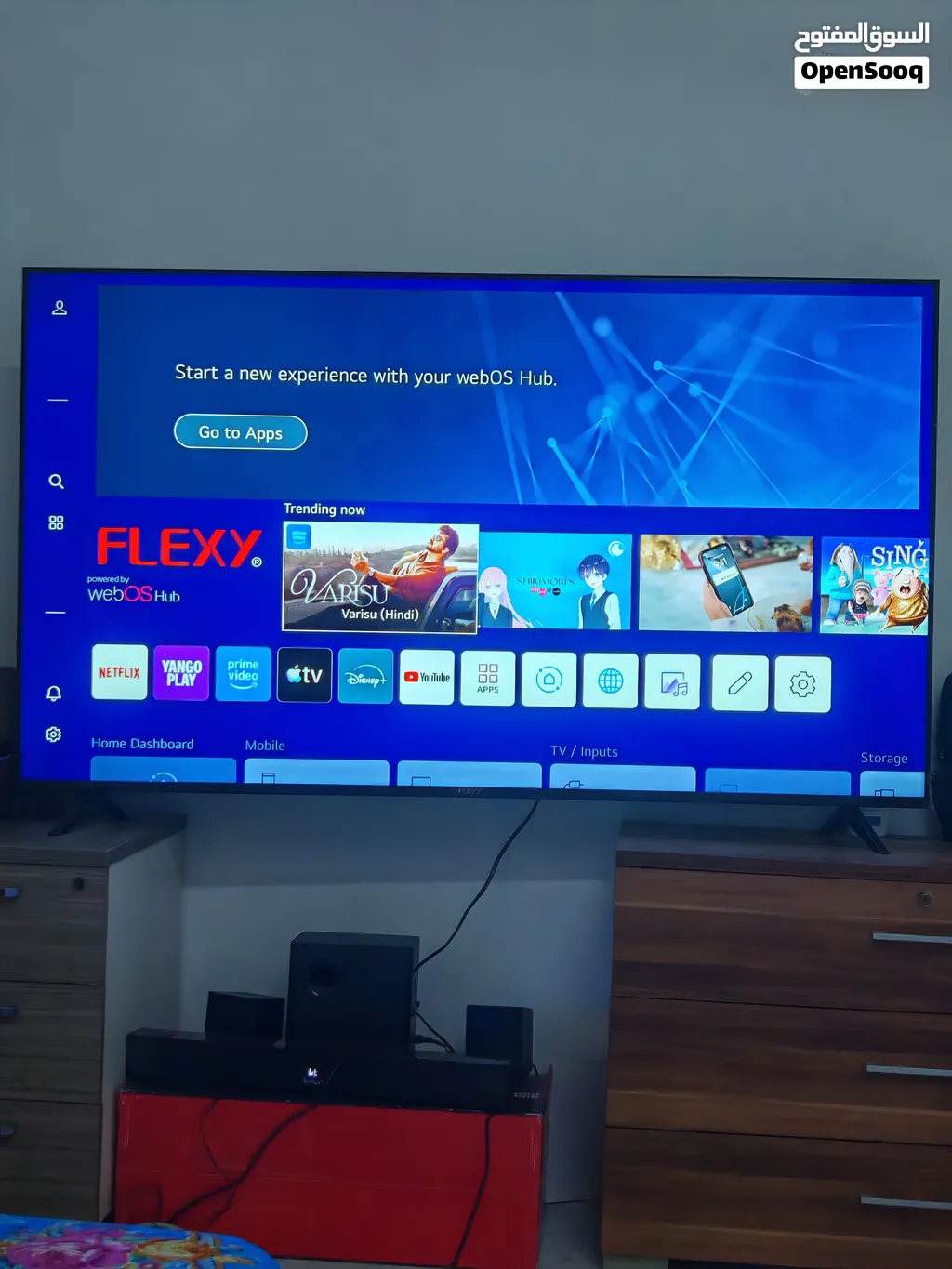 65 LED with Home Theater