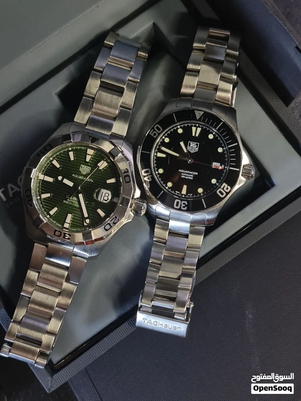 TAG HEUER AQUARACER — AUTOMATIC COLLECTION ساعتان من الفخامة السويسرية... تصميم فاخر
