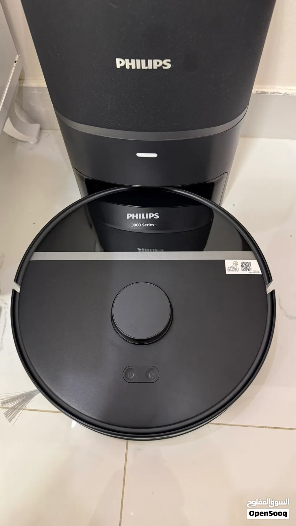 للبيع مكنسة روبوت Philips HomeRun 3000 Series Aqua XU3100/01 مع محطة الشحن والتفريغ الذاتي
