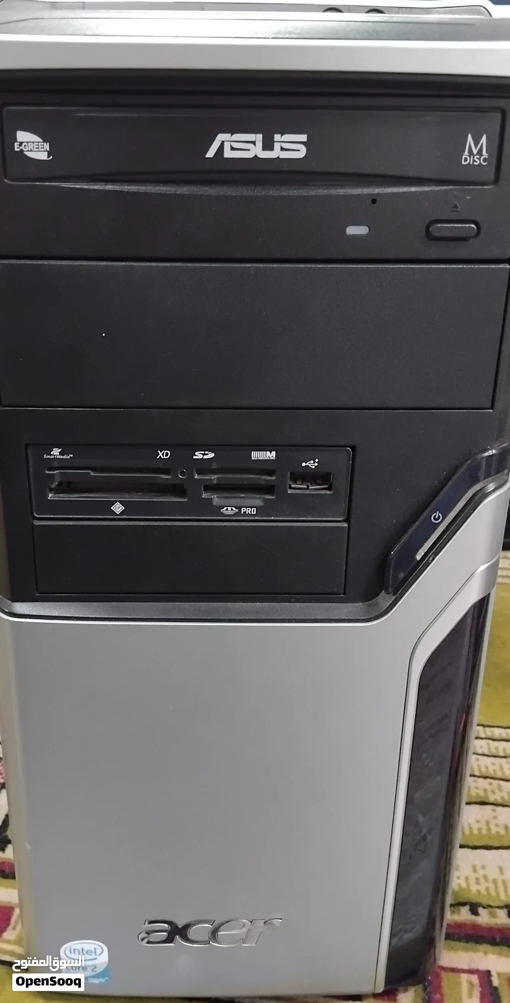 جهاز مكتبي سريع للدراسه و التصفح و الأعمال المكتبيه INTEL OFFICE PC - 8GB RAM - 120GB SSD 15X PC