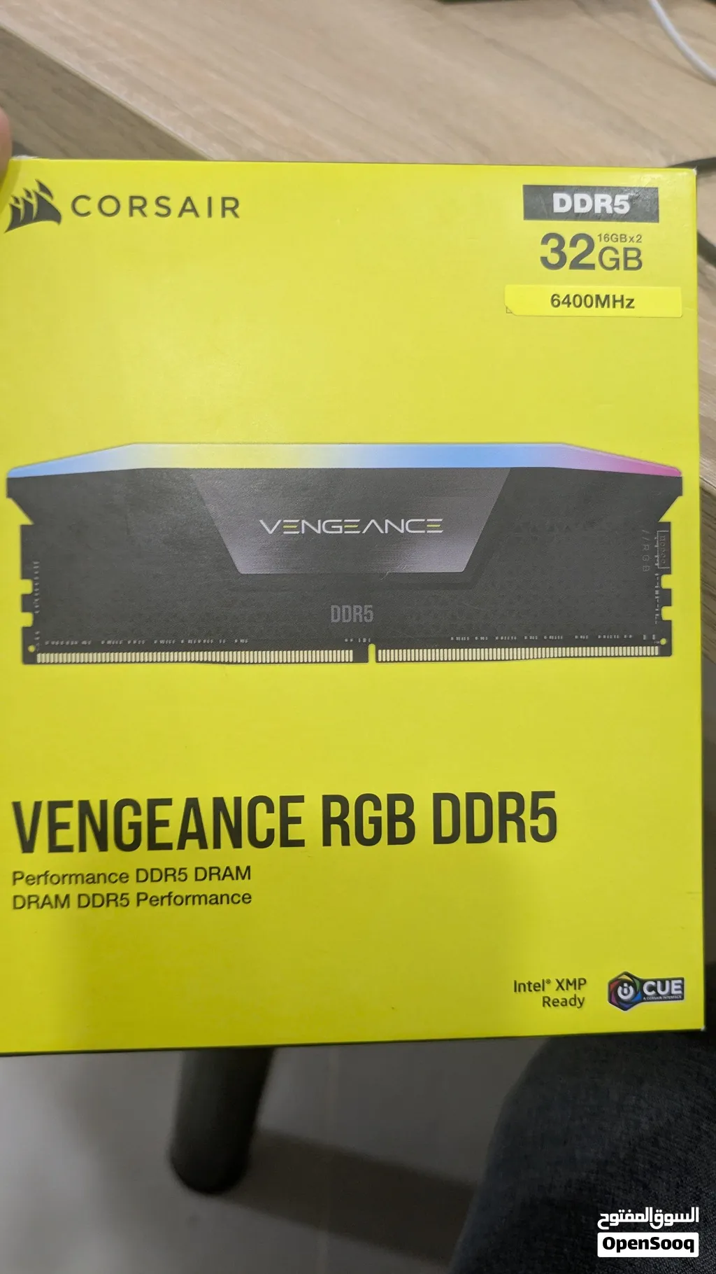 CORSAIR VENGEANCE RAM DDR5 32GB(16x2) 6400MHz CL36