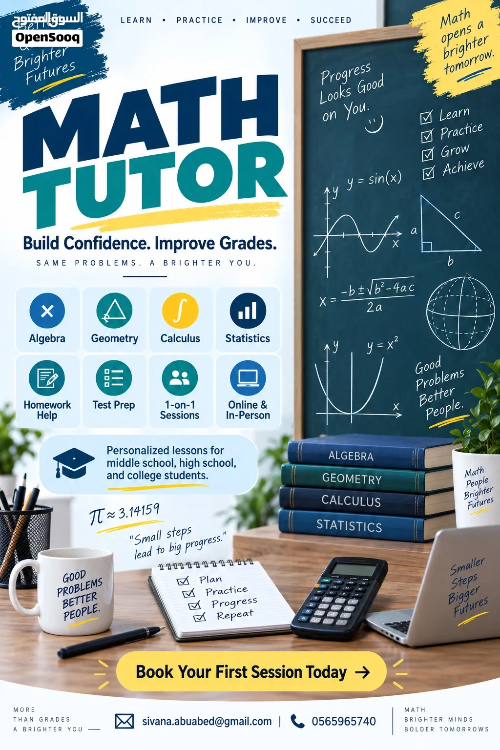 Maths Tutor for Middle & High School students