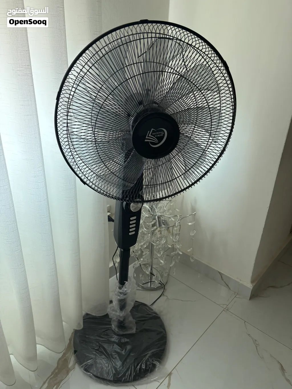 مروحة NATIONAL TOWER للبيع 9 شفرات صوت خفيف