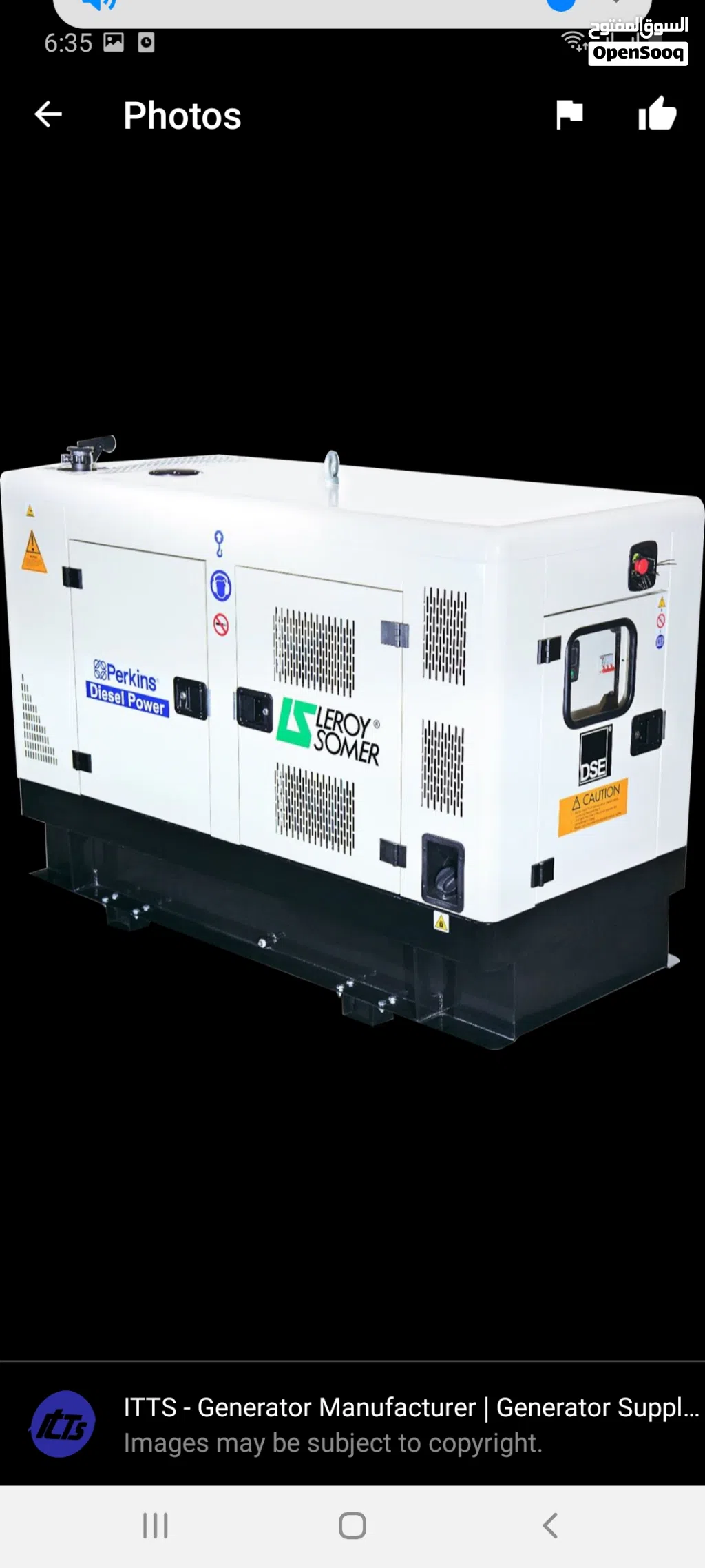 sales of gensets