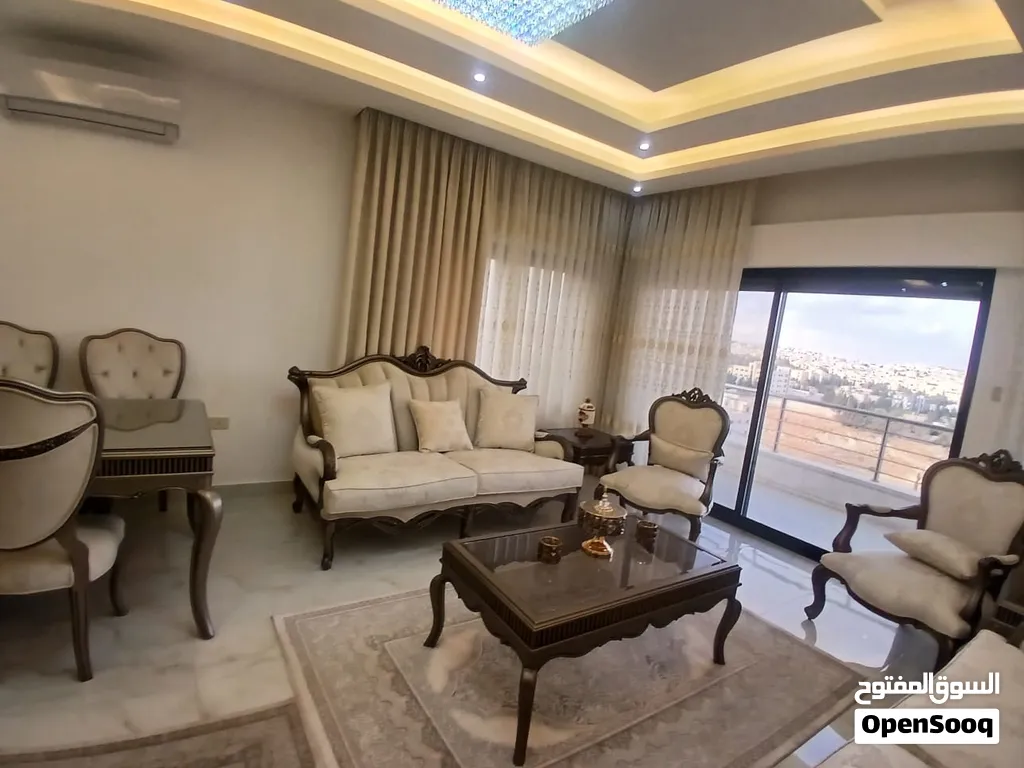 شقه مفروشه للبيع سوبر ديلوكس في تلاع العلي طابق ثاني جديده لم تسكن بسعر مغري جدا