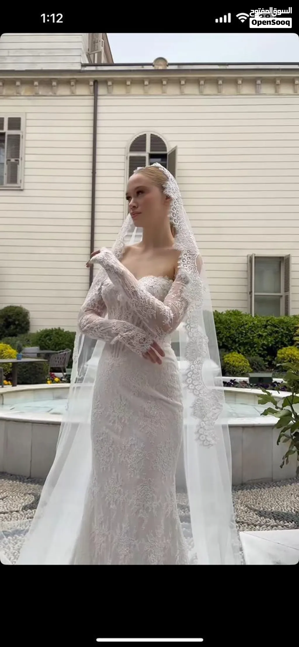 فستان عرس فاخر NS Sposa من نيشانتاشي إسطنبول – ملبوس مرة واحدة – سعره الأصلي 2400 د.أ