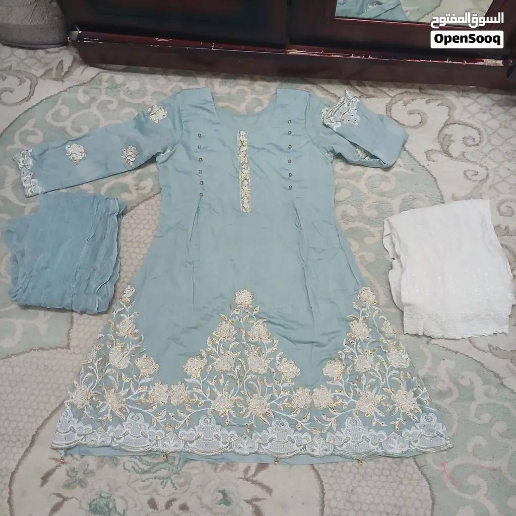 Pakistani Indian dresses ready to wear three piece suit/
