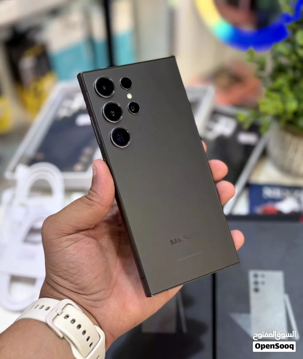 عرض خااص : Samsung S24 ultra 512gb هاتف بحالة الوكالة بدون أي شموخ أو مشاكل و بأقل سعر من دكتور فون