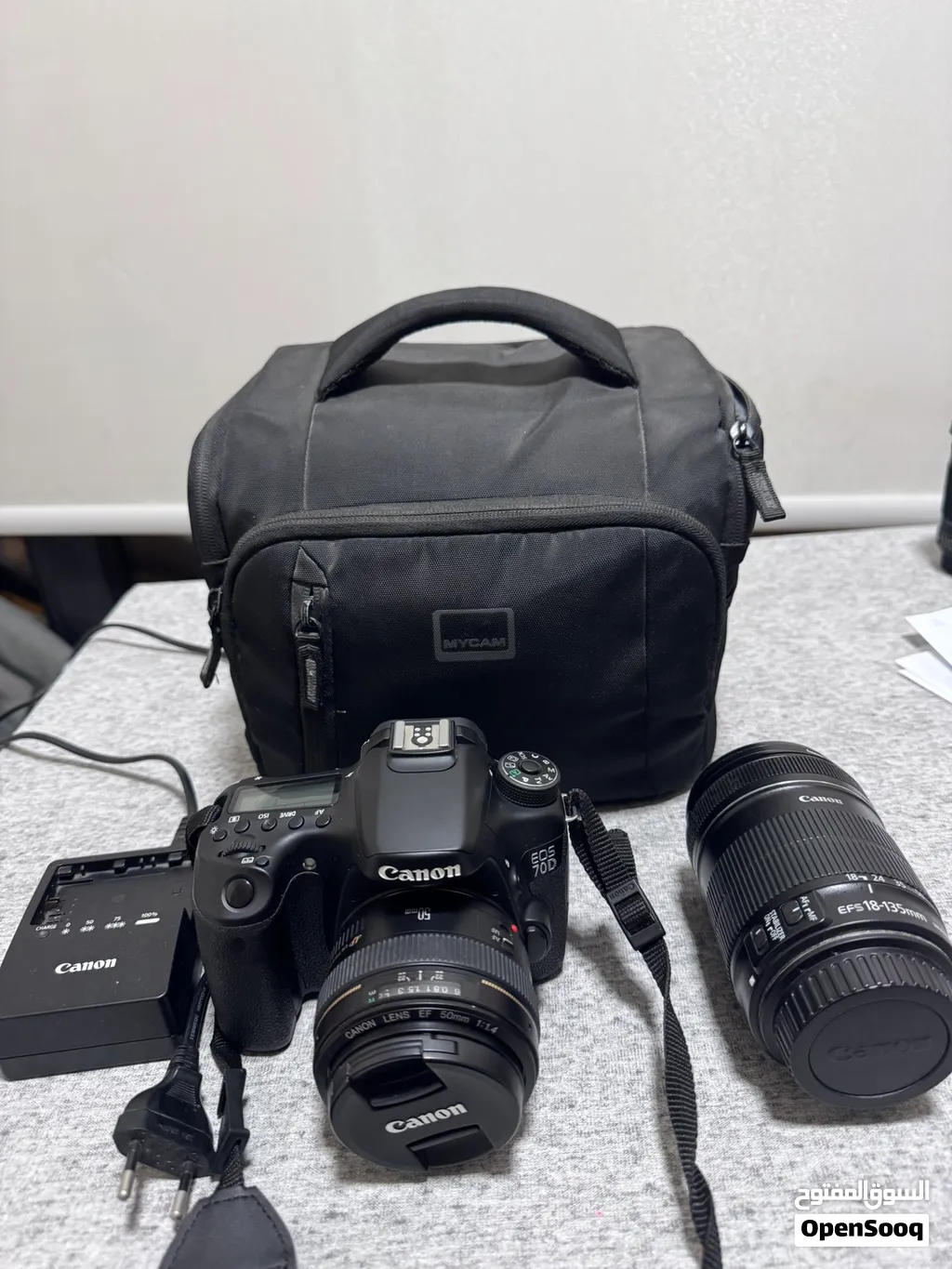 Canon EOS 70D with 2 Canon Lenses + Accessories