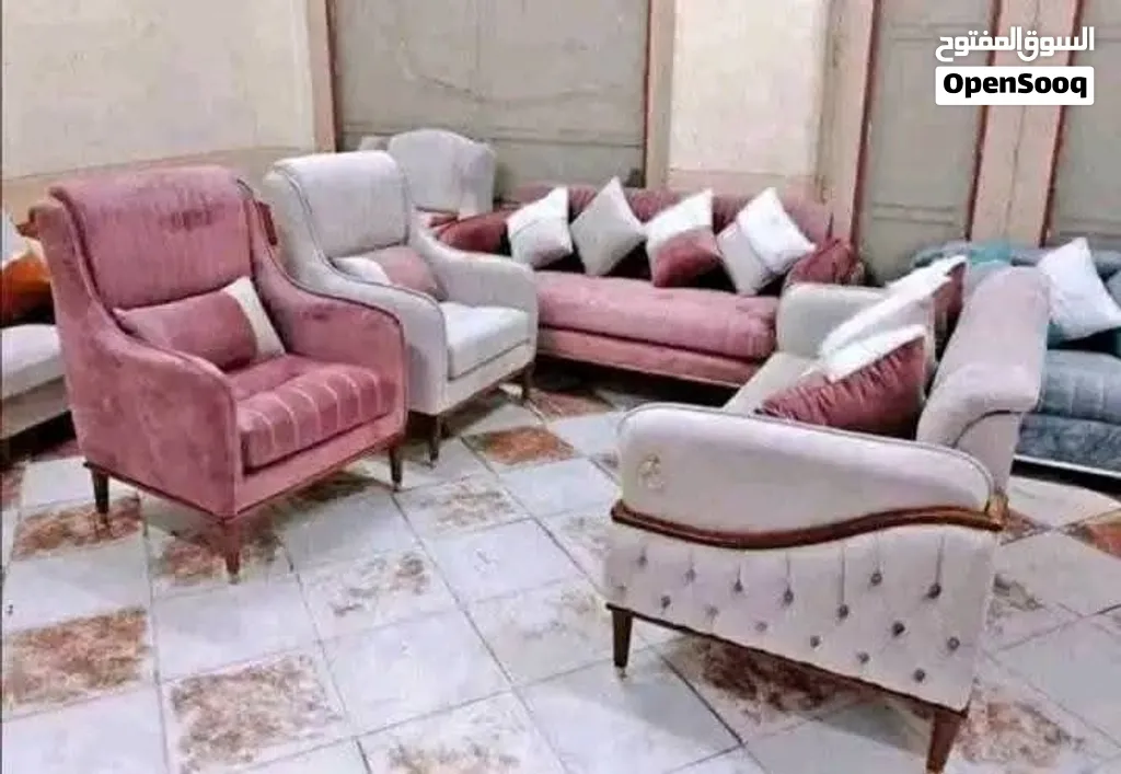 انتريهات مودرن خشب زان والقماش قطيفه هامر بسعر مغري جدا