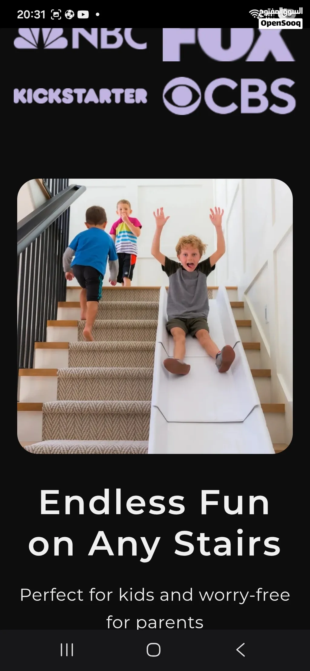 Childs stair slide 4 sections