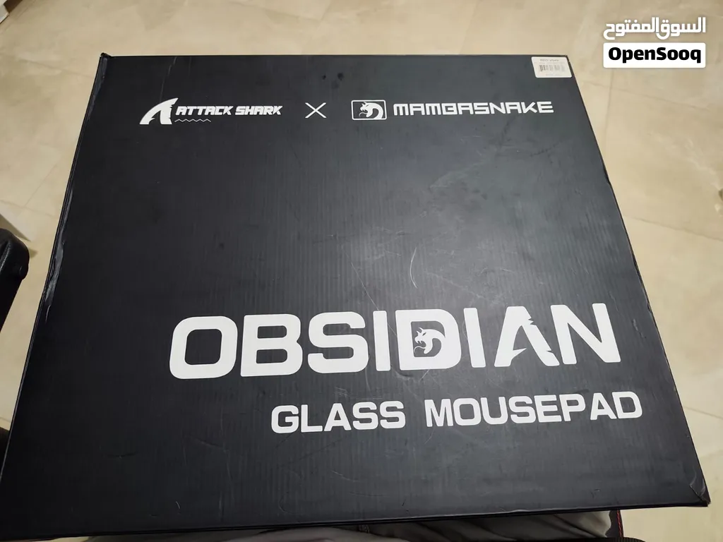 Attack Shark Obsidian Mamba Snake - للبيع: ماوس باد زجاجي