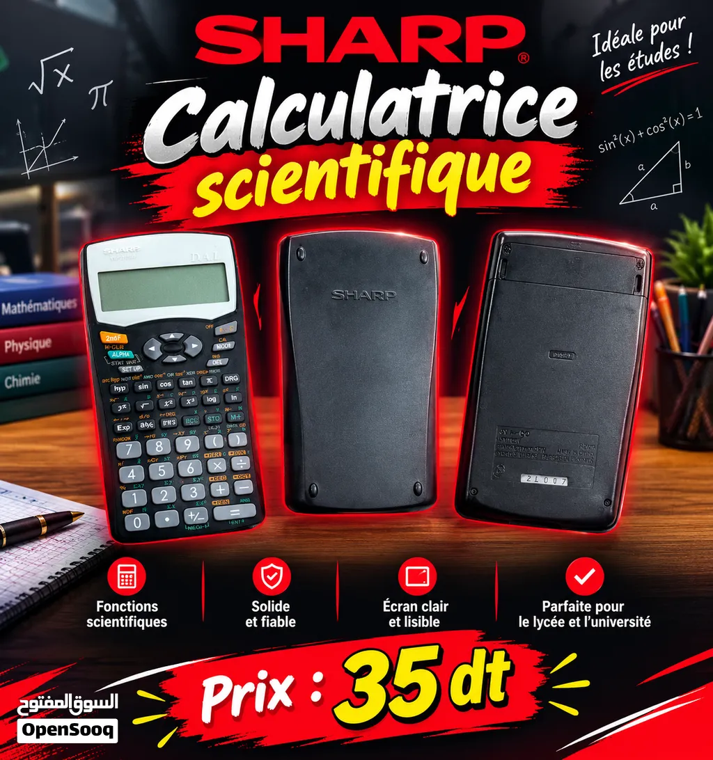 Calculatrice scientifique sharp