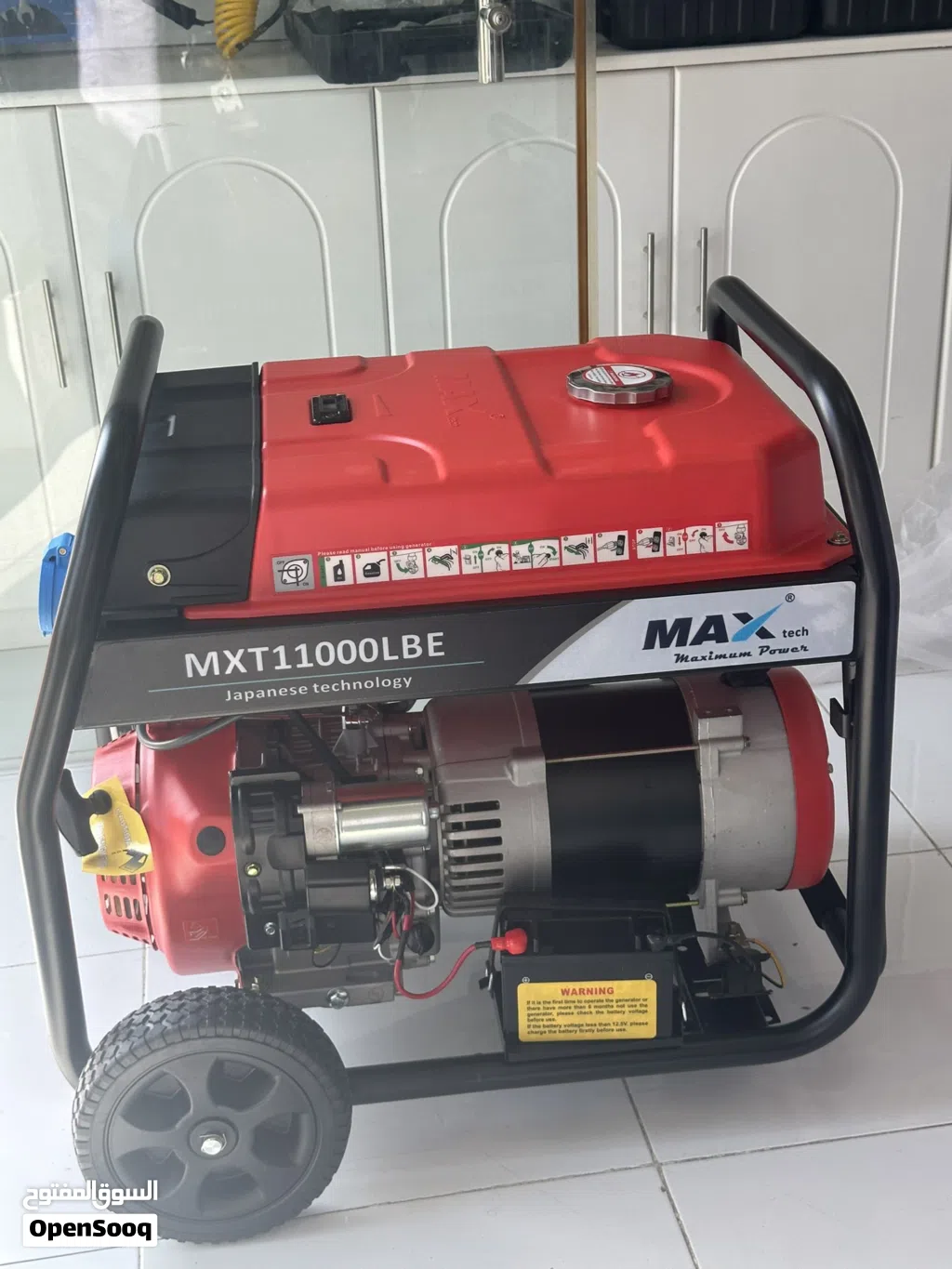 جنريتر مولد كهربائي من شركة MAX قوة 11 الف واط تقنية وتصميم ياباني نحاس 100٪