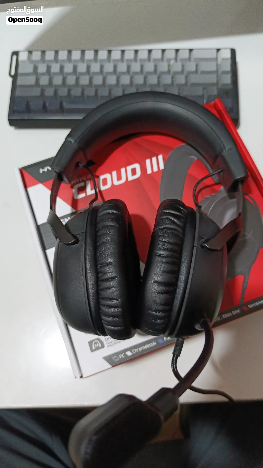 للبيع سماعة HyperX Cloud III – Black سماعة HyperX Cloud III لون أسود
