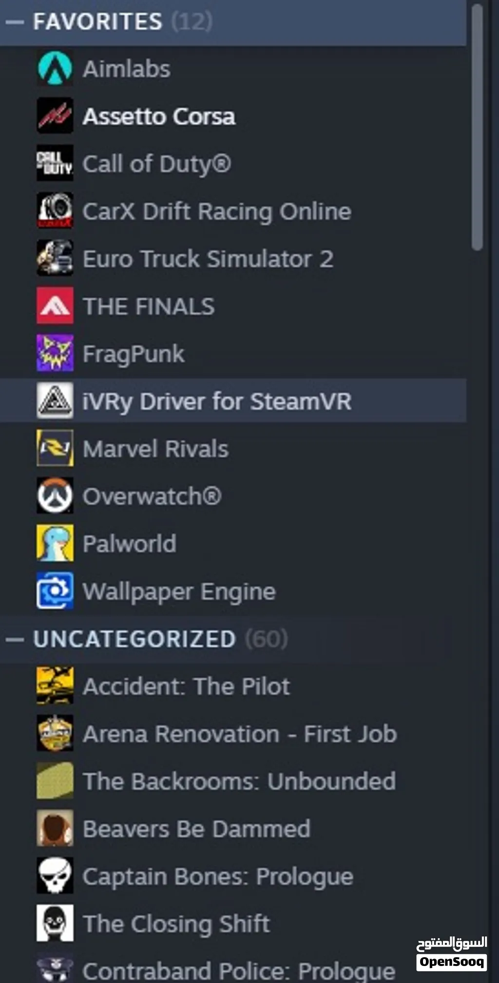 حساب ستيم للبيع steam account for sell فيه أسيتو كورسا