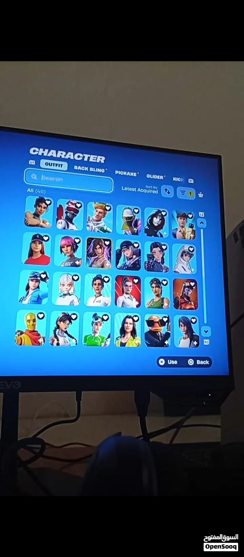 Fortnite 120+skins stacked account has epic games and playstation linked and it has a Gmail account