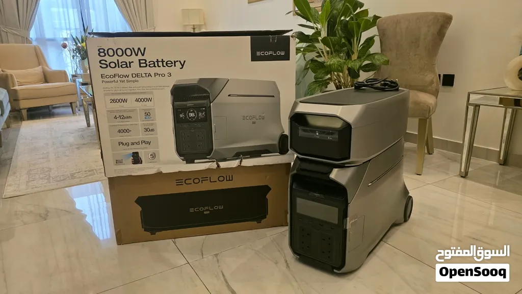 EcoFlow DELTA Pro 3 + Smart Extra Battery 8.2kWh Never Used