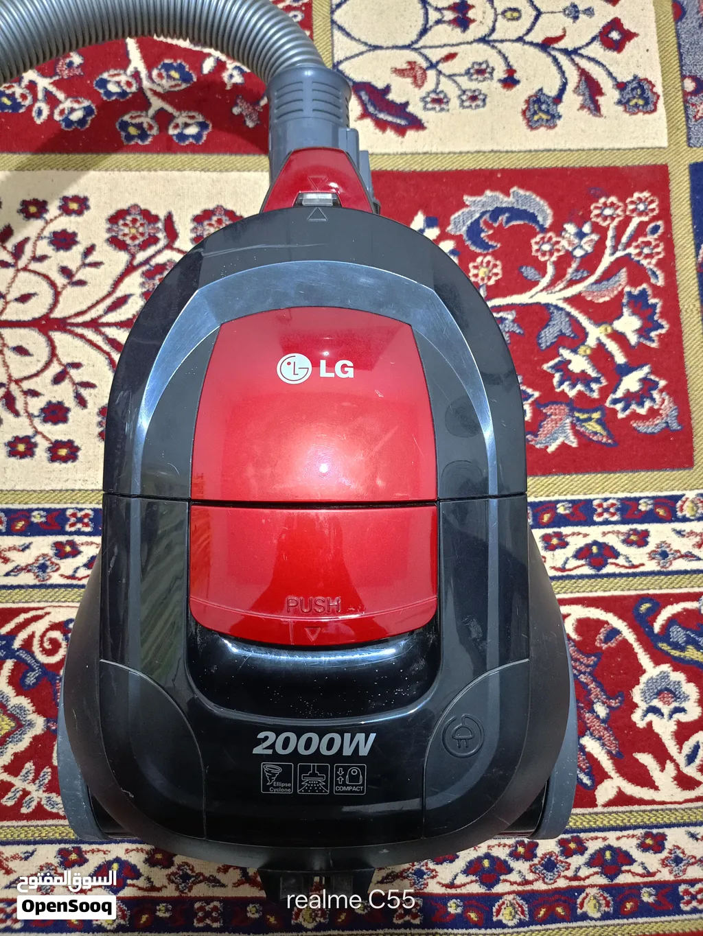 للبيع: مكنسة LG أصلية 2000 واط (بدون كيس - Box) بحالة الممتاز