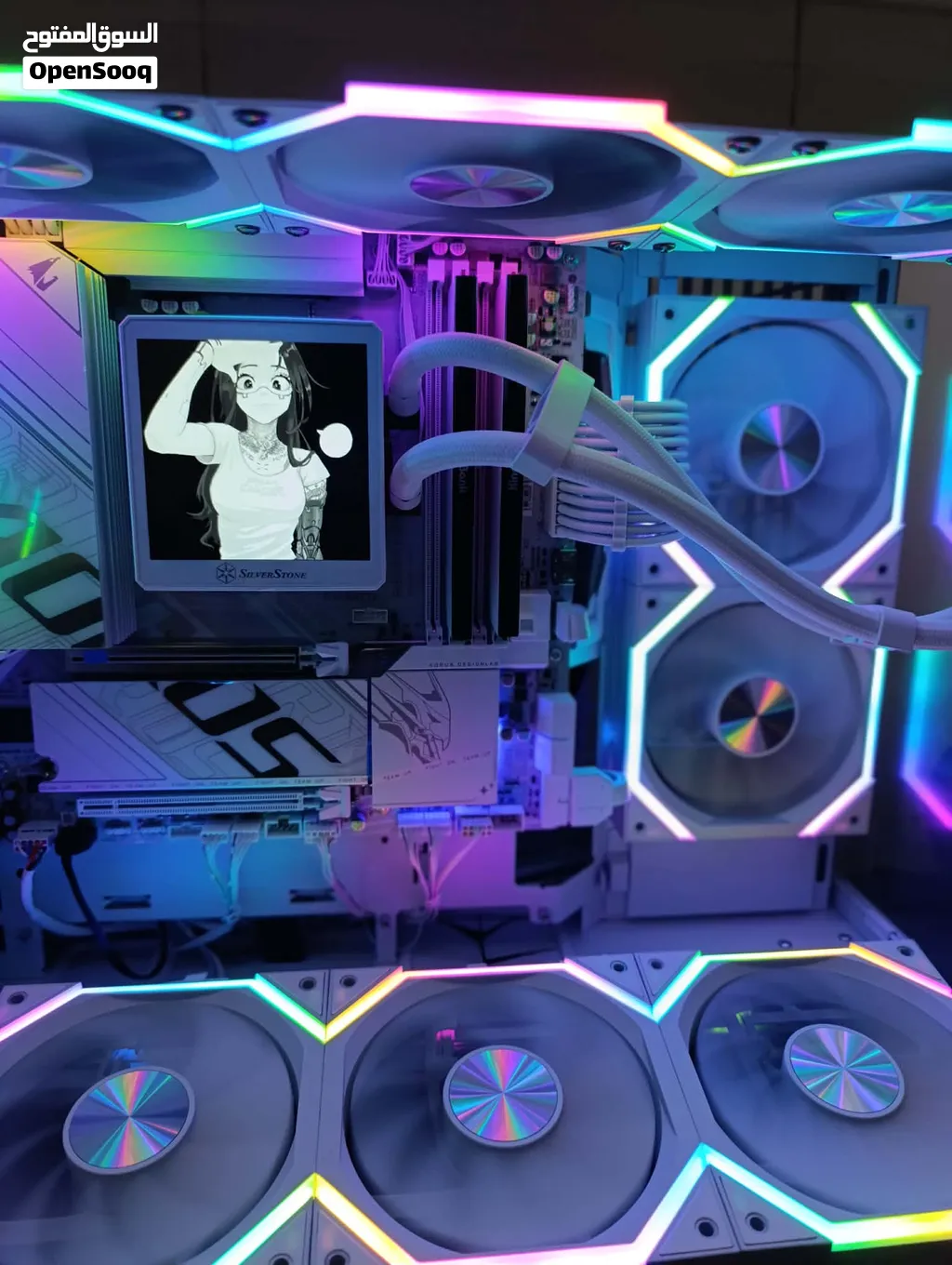 MB GIGABYTE B850M AORUS ELITE ICE AM5 DDR5 Wi-Fi 6 AMD RyzenTM 7 7800X3D Samsung 980 PRO 500GB hynix