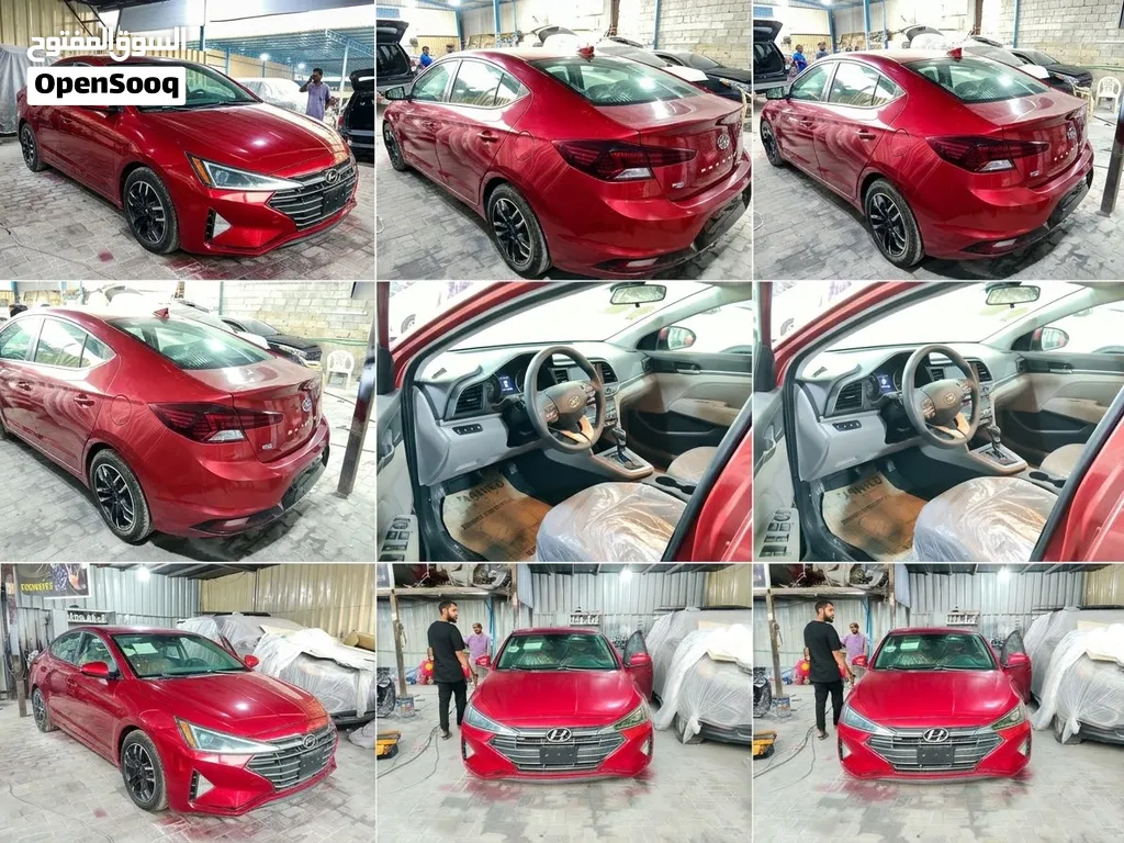 هيونداي النترا 2020 SEL للبيع بدون حوادث تذكر حمراء اللون