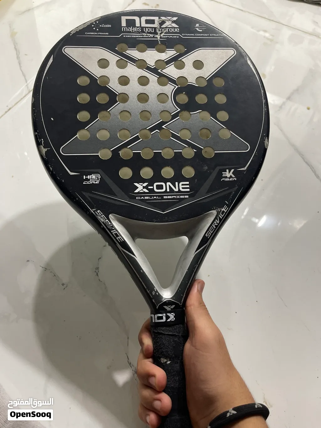 مضرب بادل NO X-ONE Casual Series مستعمل