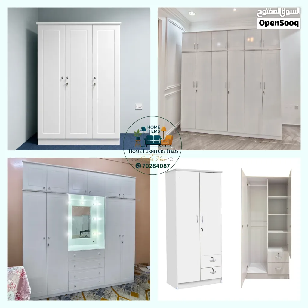 Wardrobe, cabinet, Cupboard all size available 1 Door, 2 Door, 3 Door, 4 Door 6 door sliding Cupboar