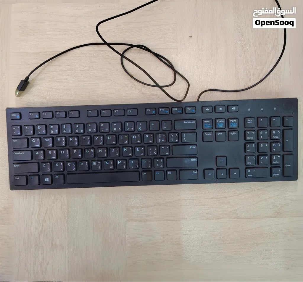 كيبورد ديل أصلي سلكي USB بحالة ممتازة - Dell USB Keyboard Original