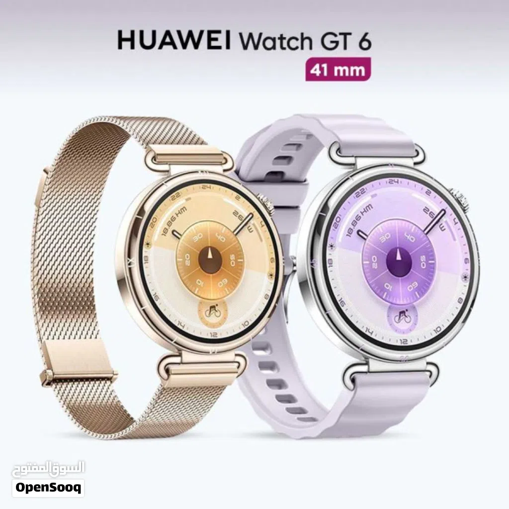 افضل ساعة نسائية و بعدة موديلات هواوي Huawei Gat 6 41mm متوفرة لدى سبيد ستور