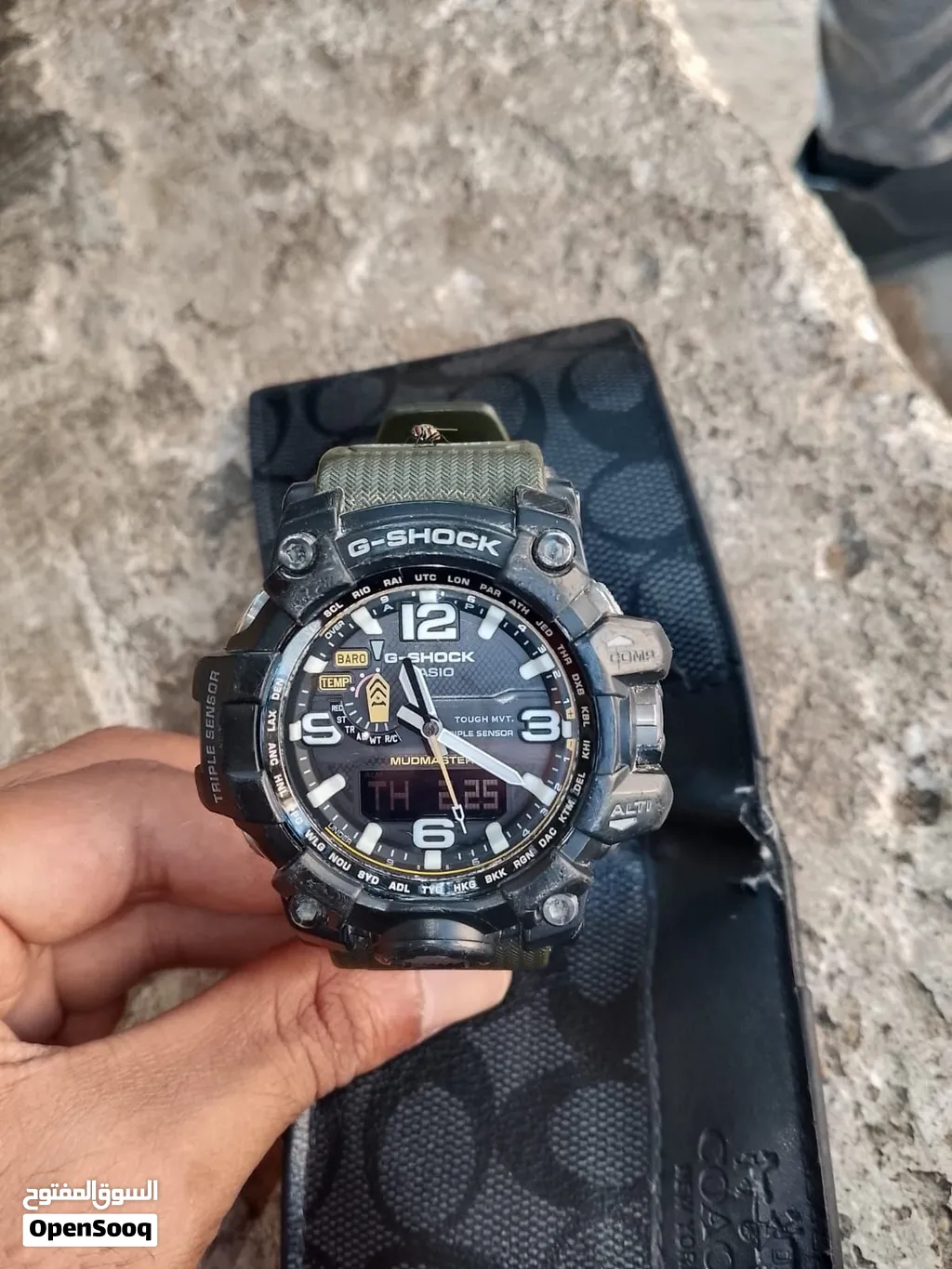 G_shock _mUD 1000 بدون علبه وارد الخارج أور جنااال الساعه حاليا 25الف ومتاح بدل