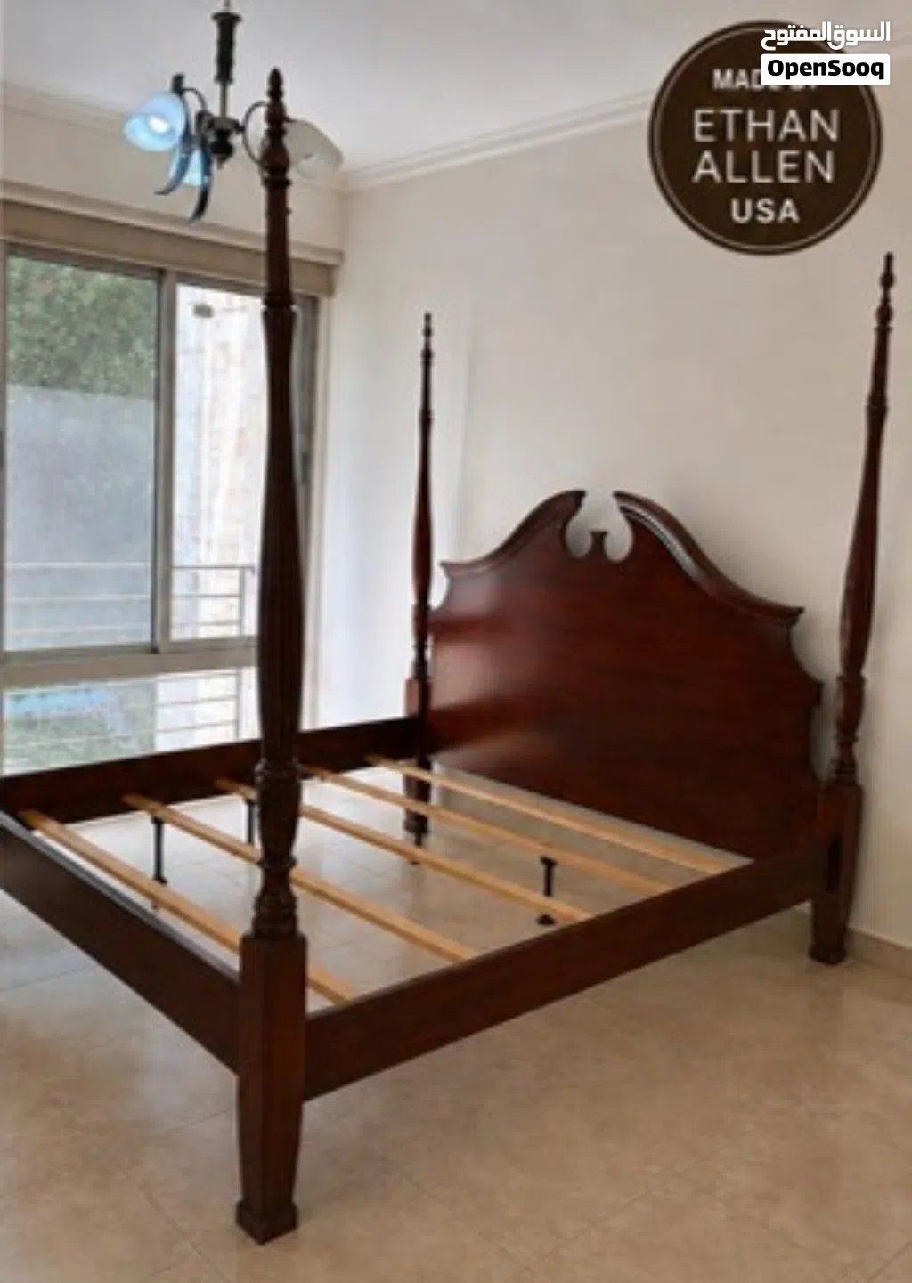 Luxury Ethan Allen Cherrywood King Bed 200x200 – Excellent Condition