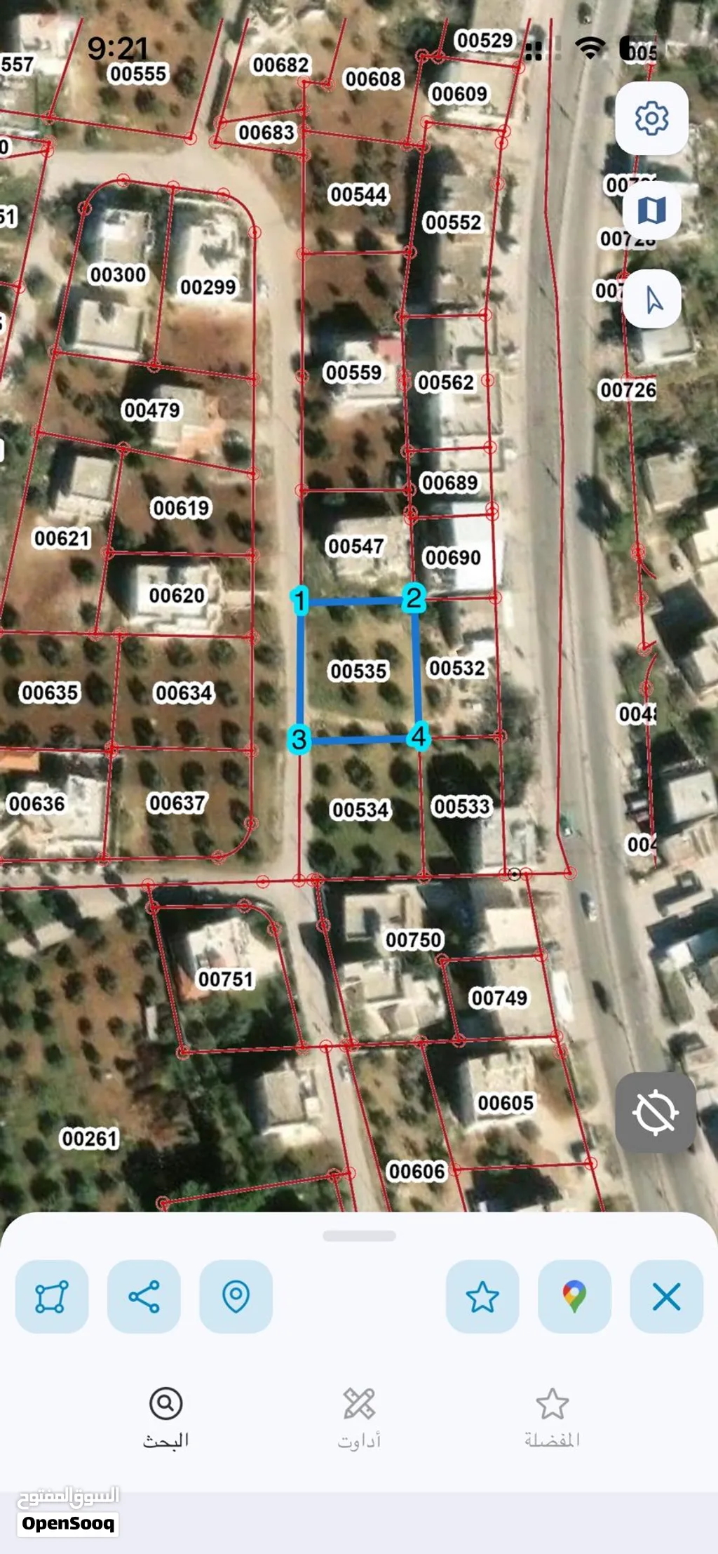 ارض للبيع 975م منقطة مميزة في بيت راس من المالك مباشره