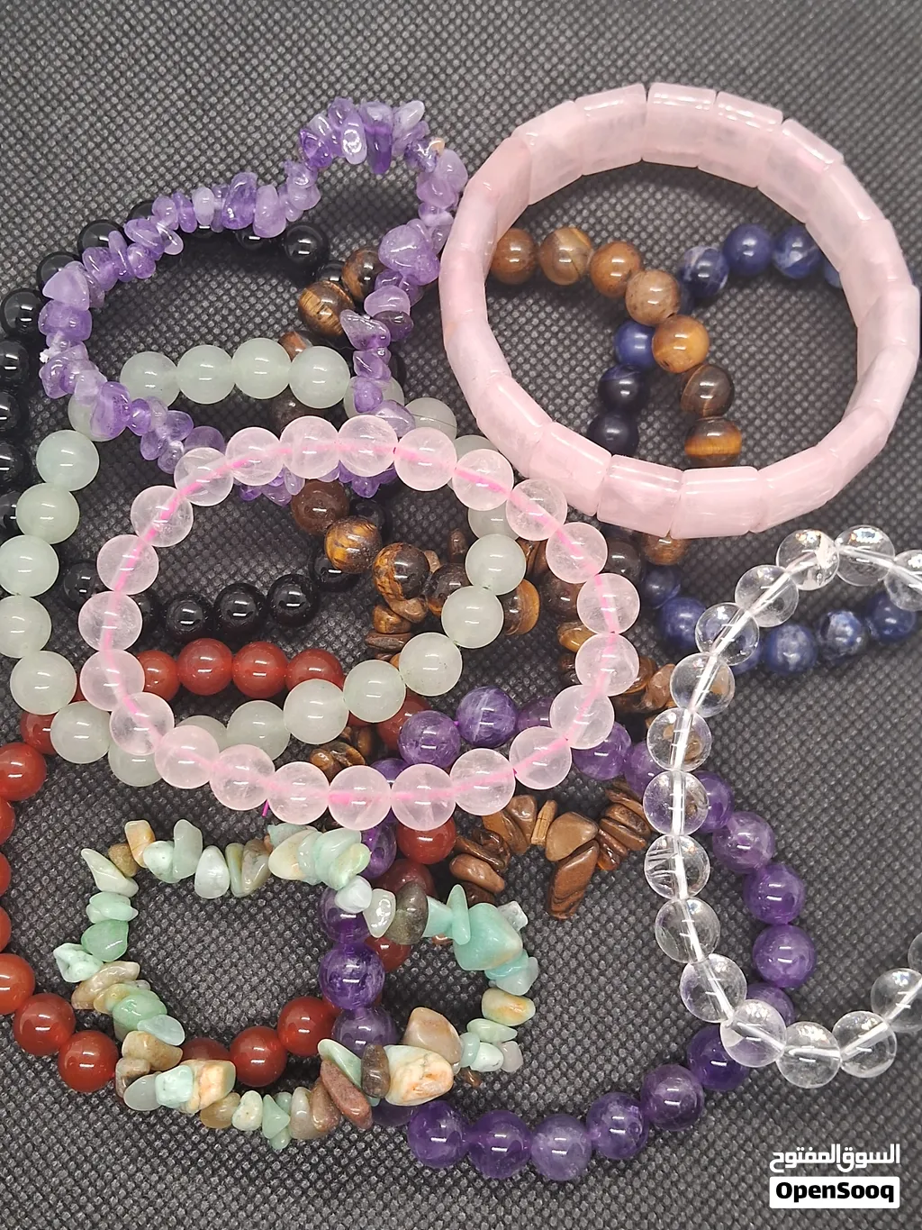 اساور احجار كريمة طبيعية Gemstones bracelets