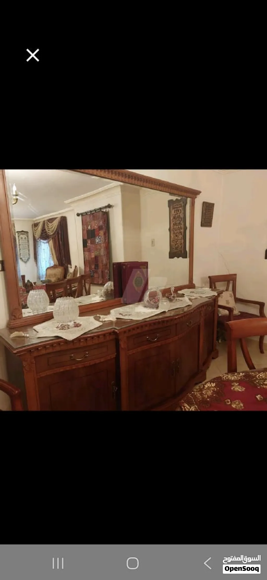 غرفة سفرة كلاسيك فخمة خشب زان