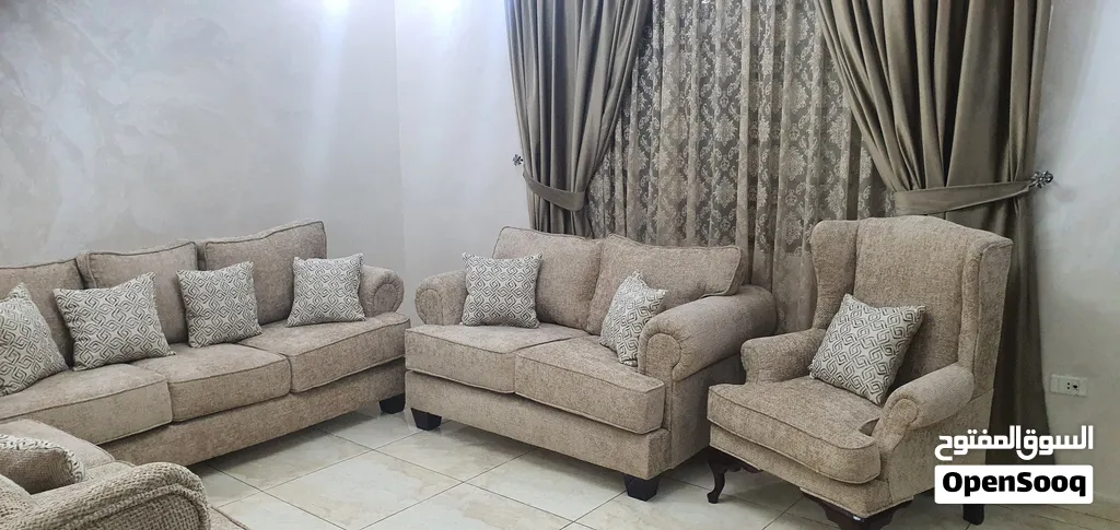 طقم كنب بيج