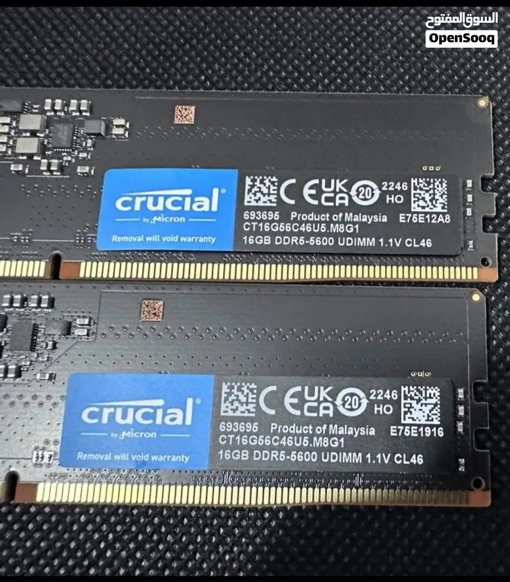 1. RAM — Crucial DDR5 16GB 5600 2 . SSD — Crucial P3 Plus 1TB M.2 NVMe for laptop