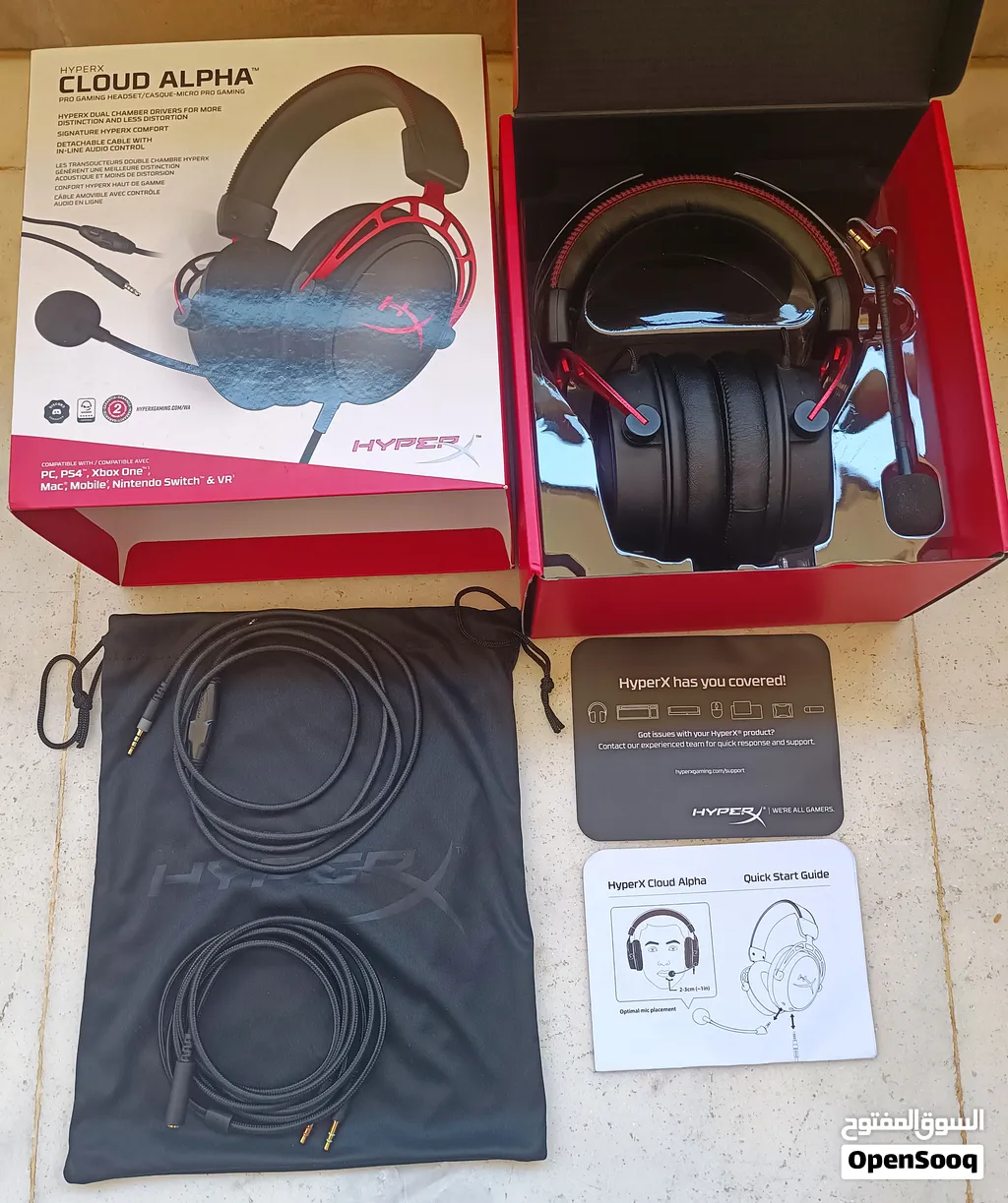 سماعة HyperX Cloud Alpha أصلية للبيع