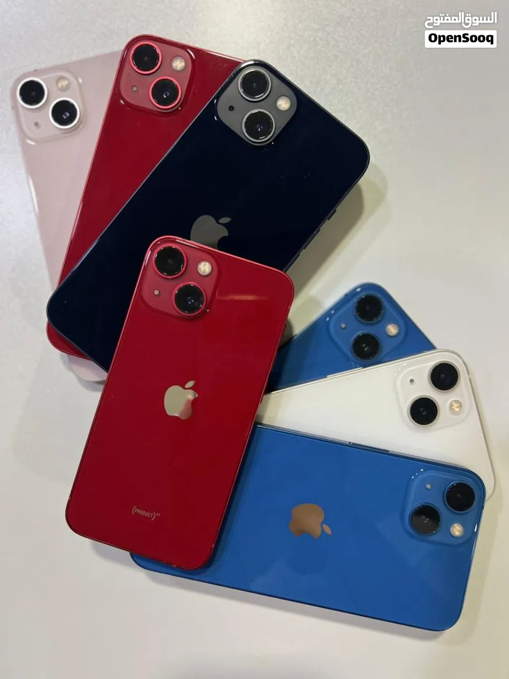 ايفون 13 عادي 128 جيجا Iphone 13 128 مش مفتوح مش مغير اشي ووتر برووف ولا شخط موجود كل الألوان
