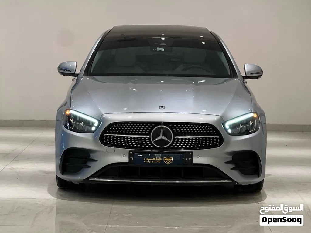 مرسيدس E350 2021 لون فضي