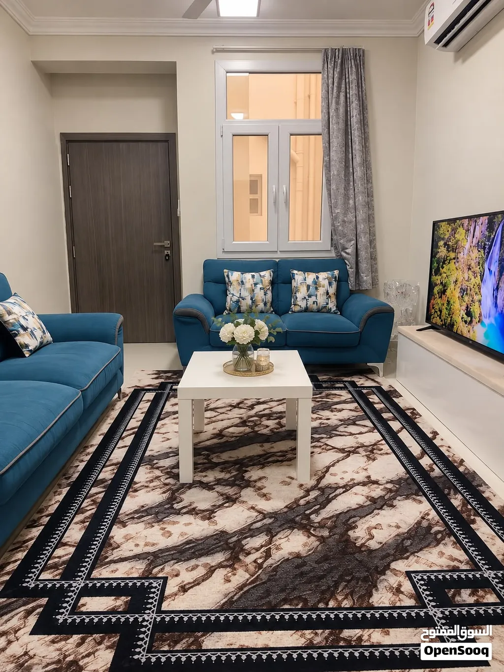 شقة مفروشة غرفتين وصالة بالخوض 6 Apartment 2 bed room and salon