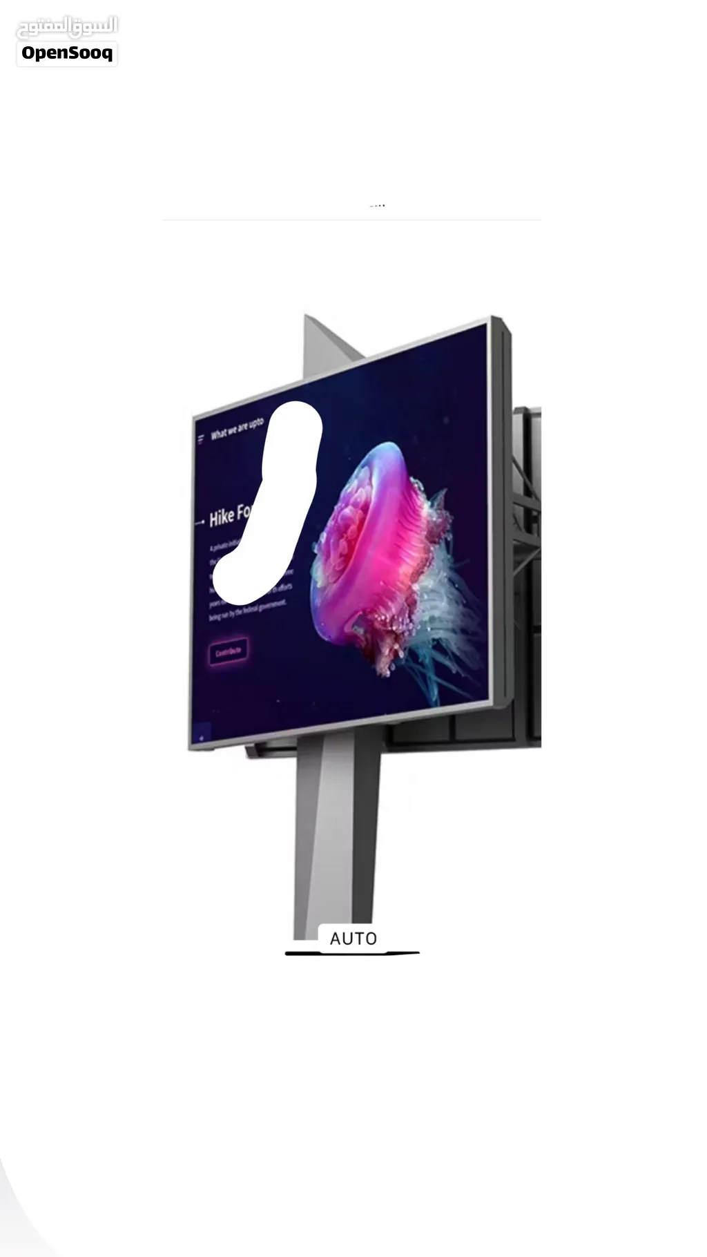 للبيع شاشة display خارجية مقاس 2x2 متر للاعلانات مع ملحقاتها