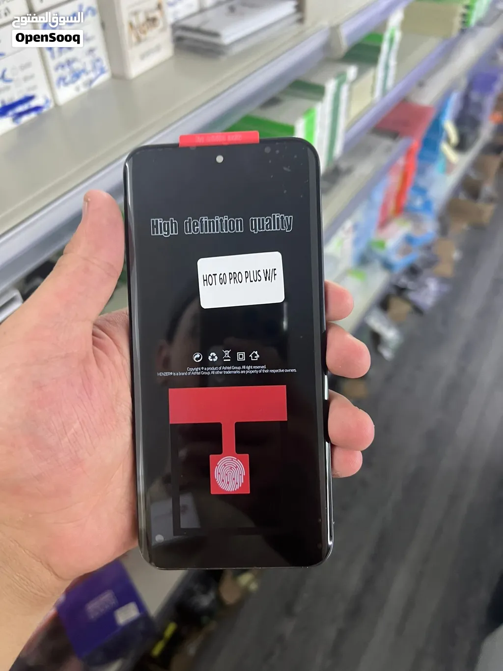 شاشة انفنكس gt 30proالاصلية شركة مع فريم Original Screen For gt 30 pro With Farm