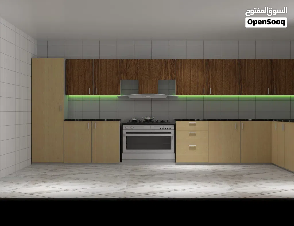 Luxury look of WPC Kitchen. now we r eligible to make all types of material kitchen